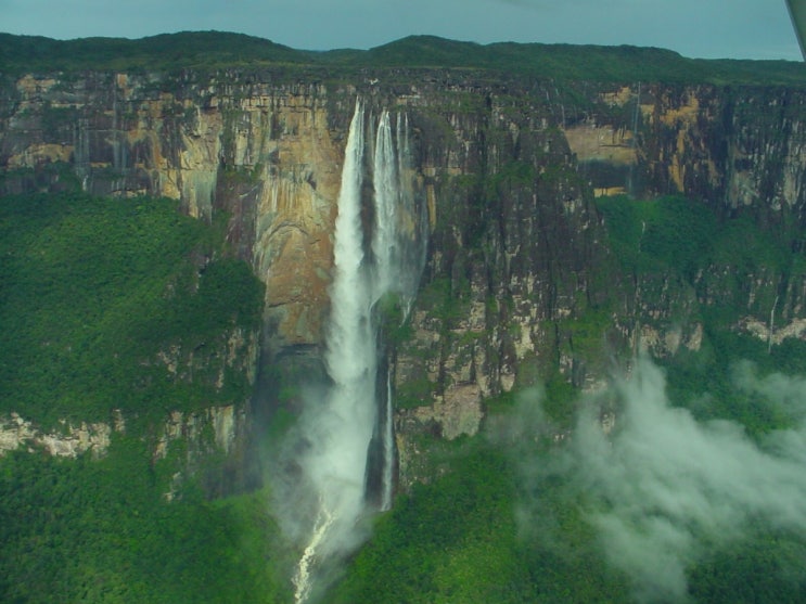 엔젤 폭포 앙헬폭포 Angel Falls 베네수엘라 낙차 979m 세계 최고 높이 네이버 블로그