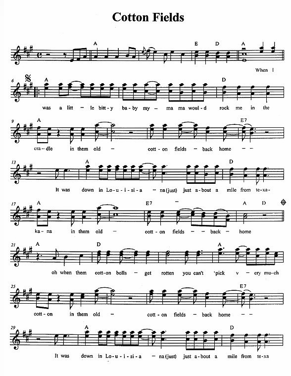 [Cotton Fields]CCR(Credence Clearwater Revival)가사 네이버 블로그